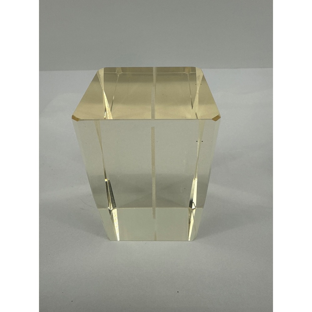 Elvis Presley Crystal Engraved Portrait Keepsake Desk Paperweight Display - Picture 4 of 6